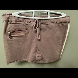Brown jogger miniskirt xs